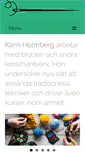 Mobile Screenshot of karinholmberg.se